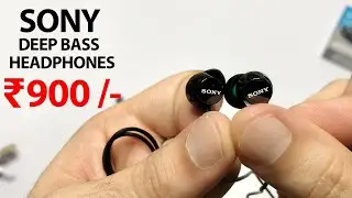 Sony MDR-EX150AP In-Ear Headphones with Mic Unboxing and Review