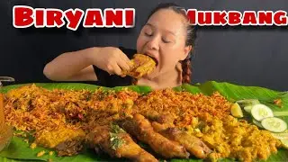 KERA KO PAAT MA MUKBANG 🤤❤️ BIRYANI, CHICKEN LEG PIECE, ALU KO ACHAR 😍 MUSKAN KO MULBANG EP:7 🙏🥹