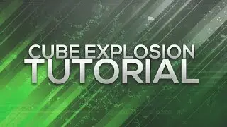 How to create a CUBE EXPLOSIONS in Cinema 4D!