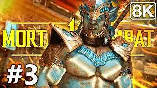 Mortal Kombat 11 Story - Game Movie [#3 Kotal Kahn] - 4K60FPS (Cutscenes Only)