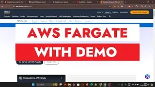 Demo on AWS Fargate | Application deploy on ECS Fargate demo in Hindi || 