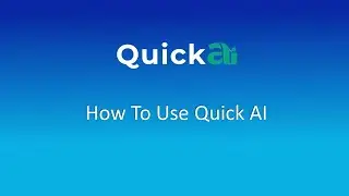 How To Use QuickAI OpenAI - ChatGPT - AI Writing Assistant and Content Generation as SaaS