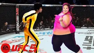 🐲 UFC5 Bruce Lee vs Jeanette DePatie UFC 5 - super battle 🐲