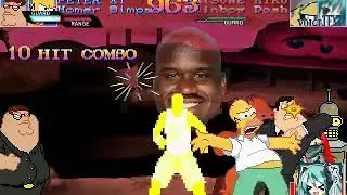 Mugen Peter XI,Homer Simpson,Stan Smith,Bender vs Hatsune Miku,Rainbow Dash,Shaq,Michael Jackson