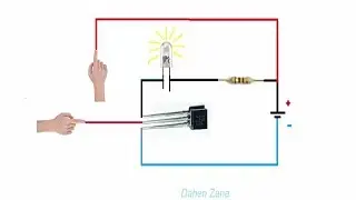 How to use your transistor as a switch - touch switch - 2N2222a (video 7)
