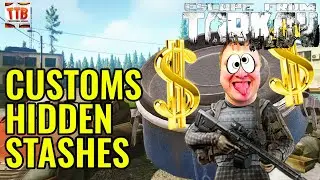 ALL 23 CUSTOMS HIDDEN STASHES GUIDE! SECRET STASHES - MAKE MONEY IN TARKOV - Escape from Tarkov 2021