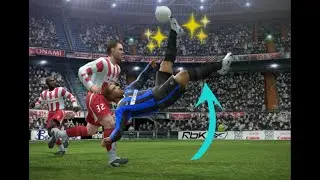 🔥 SENSATIONAL OVERHEAD KICK - ADRIANO 🇧🇷 | PES 6 #pes #efootball #football