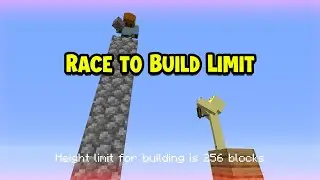 Minecraft but it's a Race To The Sky Limit