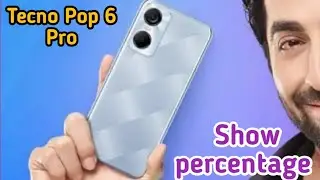 Show Battery Percentage, How To Show Battery Percentage In Tecno Pop 6 Pro,Battery Percentage