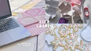 🧸 days in my life 彡 packing orders, late night baking, winter break hangouts, unboxing packages..