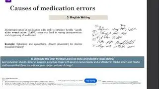 Dr Sayantan Gosh medication error