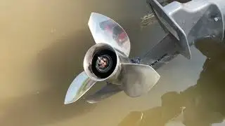 Wellboat 37, Yamaha 9,9 тесты винтов