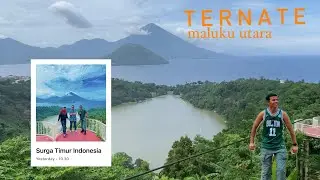 KEINDAHAN PULAU MAITARA DAN TIDORE -LUKISAN ALAM UANG KERTAS 1000 RUPIAH