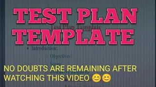 How to create aTest Plan | Complete Guide | Test Plan in Software Testing | No need to go anywhere