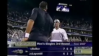 Patrick Rafter vs Nicolas Lapentti 2001 US Open R3 Highlights
