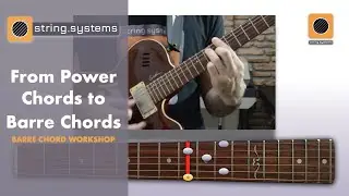 From Power Chords to Barre Chords (Rhythm Guitar Lesson)