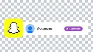 Snapchat Subscribe Animation from Creator Zone