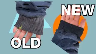 EASY Cuff//Swap TUTORIAL: fix your clothes