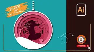 How to creat a Paper Cutout Effect | Photoonia Illustrator Tutorial