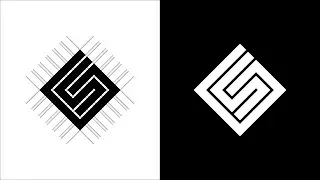 how to do G S grid logo design adobe illustrator