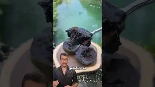 Fruta pudim de chocolate 😮
