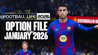 New Option File Winter January - SP Football Life 2026 & PES 2021