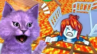 CAN'T ESCAPE THE LAVA?! // Roblox Escape The Lava