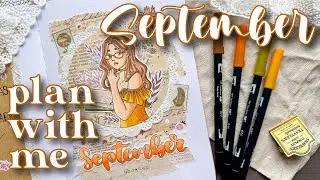 Autumn Cottage Bullet Journal Theme | SEPTEMBER 2023 PLAN WITH ME