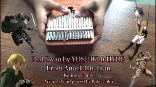 Red Swan From Attack On Titan - YOSHIKI ft HYDE | EASY Kalimba Cover + Tabs