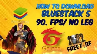 HOW TO DOWNLOAD AND INSTALL BLUESTACKS 5 ON WINDOWS 10 FOR FREE FIRE IN PC EMULATOR 