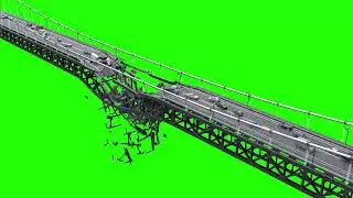VFX Bridge Collapse || 4K Ultra HD ||