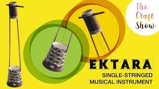 HOW TO MAKE EKTARA WITH WASTE MATERIALS || CRAFT EKTARA || BAUL MUSICAL INSTRUMENT CRAFT