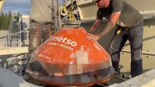Замена комплекта броней на Metso NW300HPS