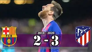 Barcelona vs Atletico Madrid 2-3 🔥⚽ All Goal & Highlights Resumen & Goles