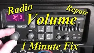 Radio Volume Repair Simple Easy and Fast