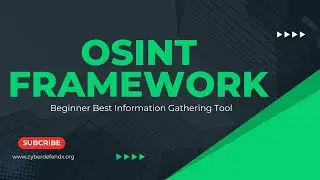 Beginner Best Information Gathering Tool  - OSINT Framework | 2024