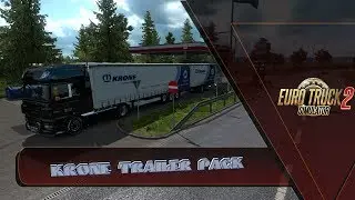 Новое дополнение для Euro truck simulatoe 2 (Krone Trailer Pack)