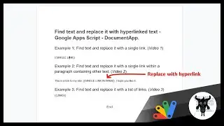 Find and replace linked text within a paragraph in Google Docs with Google Apps Script DocumentApp