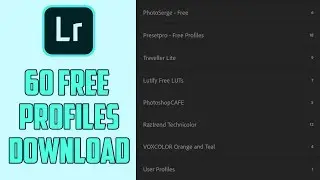Download Top Free Profiles for Adobe Photoshop Lightroom Android | Lightroom Profiles
