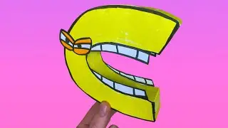 Paper Craft | SPANISH Alphabet Lore C | Adrian`s Alphabet Lore