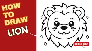 How to Draw a Lion | Easy Drawing for Kids