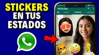 How to put stickers on your WhatsApp statuses 📱✨