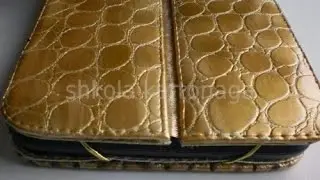 Чехол-подставка для планшета из обложки старого блокнота. Case Stand for tablet