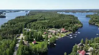 Drone flight over Oravi Village, Savonlinna, Finland 10.6.23 I