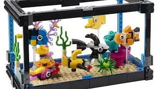 New LEGO Creator 3-in-1 Aquarium, Crocodile, Bird of Paradise plant pics! 31122, 10289