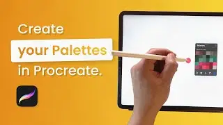 How to create color palettes in Procreate.