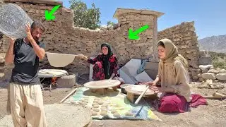 🏔️💚 Fresh Bread, Family & Hard Work | A Beautiful Day in Real Nomadic Life