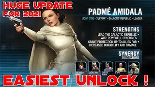 Easiest Way To Unlock Padme SWGOH 2021 Update