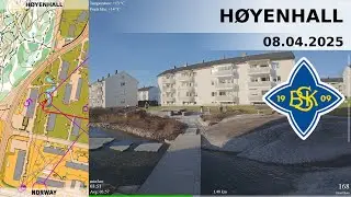 Headcam Orienteering: Høyenhall, Oslo. Norway. Oslo City Cup - 2.