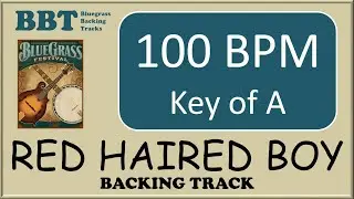 Red Haired Boy - bluegrass backing track